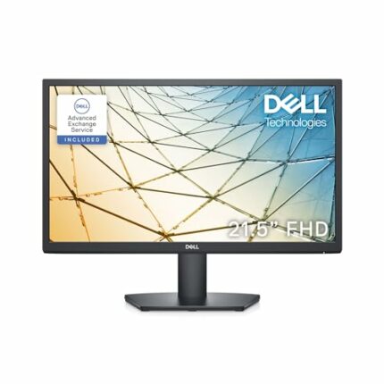 Dell SE2222H 21.5 Inch Full HD (1920x1080) Monitor, 60Hz, VA, HDMI, VGA, 3 Year Warranty, Black