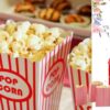 Temas Popcorn Party Stand | Easy To Assemble | Movie Night | Birthday Party | 12x Popcorn Bags