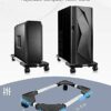 Seloom Computer Tower Stand, Desktop Stand, Adjustable Mobile CPU Stand with Rolling Caster wheels, PC Tower Stand Holder for Floor Carpet Gaming
