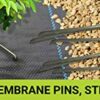 10-1000 Galvanised Garden Anchor Pegs, Corona Membrane Pins, Secure Weed Control Fabric (20)