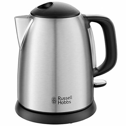 Russell Hobbs 1L Compact Kettle, Fast Boil, Removable Limescale Filter, Washable, Visible Water Level - 24991-70 Adventure