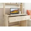 EYHLKM Standing Knee Bed Tray Office Furniture Computer Desk Laptop Stand Countertop Table With Bookshelf (Color : D)