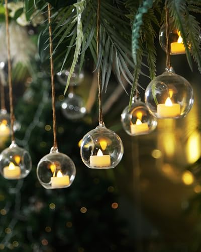 Homemory 24 Pack Warm White Battery LED Tea Lights, Lasts 3X Longer, 200Hours, Flameless Flickering Tealight Candle, Electric Fake Candle for Vot