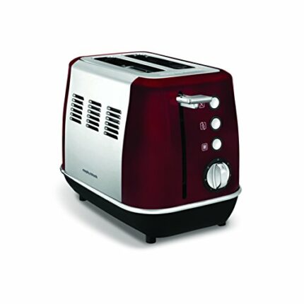 Morphy Richards 224408 Evoke 2 Slice Toaster With 7 Variable Browning Settings, Removable Crumb Tray, Reheat/Frozen/Cancel Function, Wide Slots f