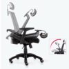 WALNUT Chairs,Office Chair High Back Mesh Office Chair with Adjustable Headrest, Armrest, Seat Height, Lumbar Support and Tilt Tension(Color : Bl