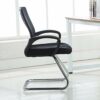 XJWWW-URG Chair Home Office Chair, Bow Mesh Desk Chair, Lumbar Support Steel Frame Learning Chair, Bearing Weight 120kg, Black Desk Chairs URG