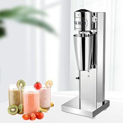 YJINGRUI Electric Milk Shaker Machine 280W Commercial Milkshake Maker Machine with 16000rpm for Protein Shakes and Mixing Cocktail 850ml (Single-