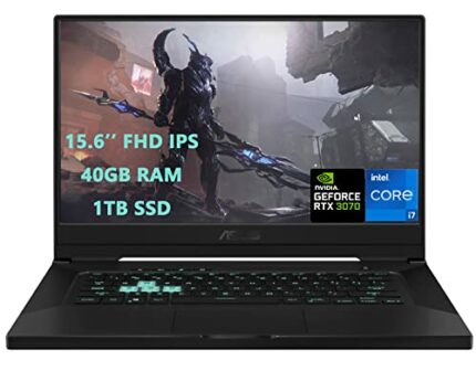 ASUS Gaming Laptop TUF for Laptop Gamer, 2022 Upgraded Version, 15.6" FHD 240Hz, Intel 12th Core i7-11370H, 40GB RAM, 1TB SSD, NVIDIA GeForce RTX