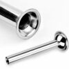 Winfred 3 Pieces Sausage Stuffer Tubes Stainless Steel Grinder Stuffer Tubes for Size 5 Meat Grinder Food Grinder