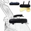 ECOSWAY 2pcs Ergonomic Memory Foam Elbow Pillow,Universal Padded Chair Armrest Pads for Home Office Chair Elbow Relief
