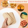 120 Pcs Air Fryer Paper Liners, 5.5x8.5 inch Air Fryer Liners for Ninja Foodi Dual Air Fryer, Nonstick Perforated Parchment Paper for Ninja DZ201
