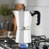 VonShef Stovetop Coffee Maker, 12 Cup Aluminium Italian Espresso Maker, 600ml Gas & Electric Stove Top Moka Pot with Replacement Gasket & Filter
