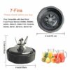 [ New Model] Replacement Blender Blade for Ninja Accessories, Only Compatible with Nutri Ninja Foodi Power Blender SS300, SS300C, SS351, SS351C,