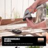 VonHaus 7.2V 2 in 1 Grass and Hedge Trimmer - Battery Powered Cordless, Interchangeable Blades, Easy Tool Blade Change, Telescopic Handle & Troll