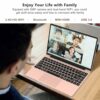 AOCWEI Laptop Computers Win 11, 14" 6GB RAM 256GB SSD Support 1TB SSD Expansion, 1920x1080 FHD Traditional Laptop, 2.4G+5G WiFi Bluetooth 4.2 Ful