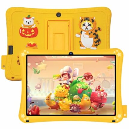 WeTap 7'' HD Tablet for Kids, Android Kids Tablet with Parental Control,Toddler Tablet with WiFi, Bluetooth, 32GB Storage, Dual Camera, Children