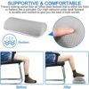 Ergonomic Foot Rest Cushion Foot Stool Under Desk, Footrest for Office, With 1x Phone Holder, Relieve pain in legs, knees and back, Suitable for