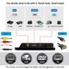 TOPRUI CCTV Monitor 7 Inch Small HDMI Monitor with VGA AV Port Raspberry pi 3 Display Screen Monitor, Tiny LCD Monitor- IPS 1024x600 -Build in Sp