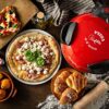 Ariete 909 Fast and Compact Pizza Making Machine for Both Fresh and Frozen Pizzas, Forno Pizza da Gennaro equipped with a Timer and 5 Temp Levels
