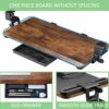 ETHU Keyboard Tray, 26.77" X 11.81" Large Size Keyboard Tray Under Desk with C Clamp-on Mount Easy to Install, Computer Keyboard Stand, Ergonomic