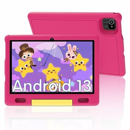 Maxsignage 10.1" Android 13 Kids' Tablet - Quad-Core, Shockproof Case & Stand - 2GB RAM, 32GB ROM - HD Display, 5MP Camera - Extended Battery - P