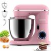 AILESSOM 3-IN-1 Electric Stand Mixer, 660W 10-Speed With Pulse Button, Attachments include 6.5QT Bowl, Dough Hook, Beater, Whisk for Most Home Co