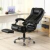 ZCMEB Gaming Chair Massage Synthetic Leather Office Chair Home Reclining Computer Boss Chair Swivel Lifting