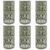 6PCS Tree Trunk Protectors, Adjustable Plastic Tree Guard Trunk Protection Cover for Trees, Plants, Saplings, Landscape Lights, Prevent Damage fr