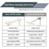 Win Up Time Standing Desk Frame, Electric Stand Up Desk Frame, Height Adjustable Electric Standing Desk Frame, Adjustable Height Desk Frame for H