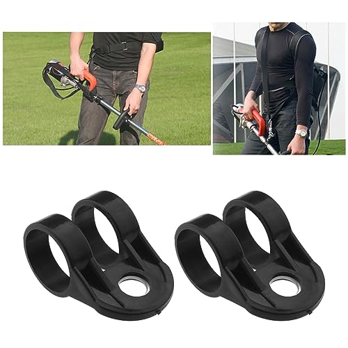 2pcs Trimmer Brushcutter Harness Hook Clip 26mm Shaft for Side Mount Brush Cutters And Lawn Mowers Plastic Hook Bracket Yard Garden Power Tools A