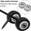 Sushi Kong Crazy Weeds Marauder,Crevice Weeding Tools with Wheels,Garden Detachable Long Handle 2 in 1 Weed Puller Tool Stand Up Heavy Duty