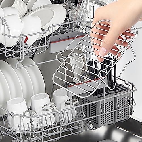 Covlongyu 2Pcs Air Fryer Rack Compatible with fit Most 3.7Qt-4.2Qt /AF300UK/AF400UK Air Fryer,Layered Dehydrator Racks Skewer Rack 304 Stainless