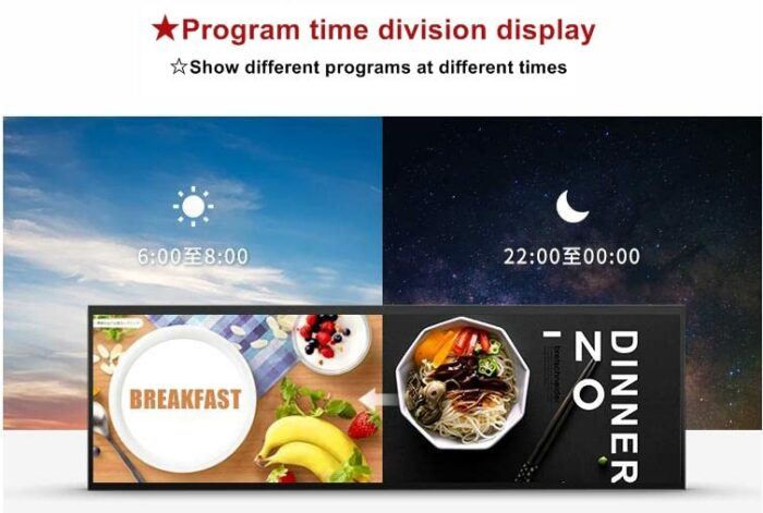 CAISONLCD DHL/UPS, 28inch ultra wide stretched bar lcd monitor with 1920(RGB)×360,external dimension： 738.6mmX170.6mm