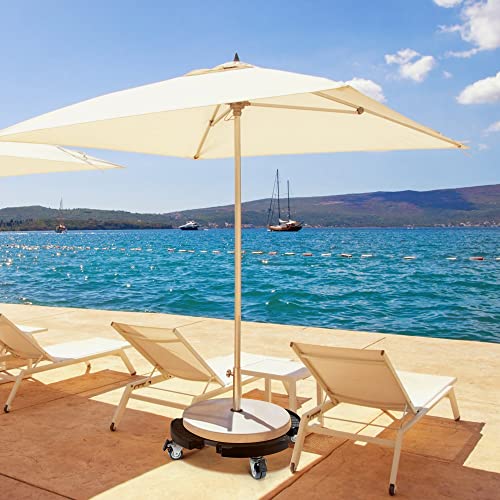 W B D WEIBIDA Plant Caddy with Wheels Heavy Duty 440lbs Capacity, Adjustable 15-21 Inch Rolling Plant Stand Indoor Outdoor, Large Plant Cart Doll