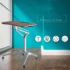LXXSH Adjustable office and home folding table Folding table Garden Tables dining table Stand Office Stand Computer Stand