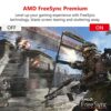 Z-Edge 24.5" Gaming Monitor, Z-Edge UG25I FHD 1920x1080 240Hz Gaming Monitor, 1ms Frameless LED, AMD Freesync Premium Display Port HDMI Built-in