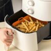 2 Pack Square Air Fryer Silicone Liner, 8.3 Inch Large Reusable Air Fryer Liners Fit for 4 to 7 QT Tower Oven, Air Fryer Accessories for COSORI U