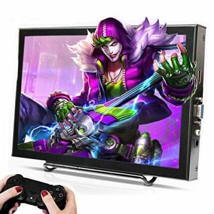 Portable 11.6 Inch Monitor 16:9 IPS Display 1920x1080 Full HD, 170° Widescreen Gaming Monitor with HDMI, VGA, Dual Builtin Speakers, 3.5mm o Port