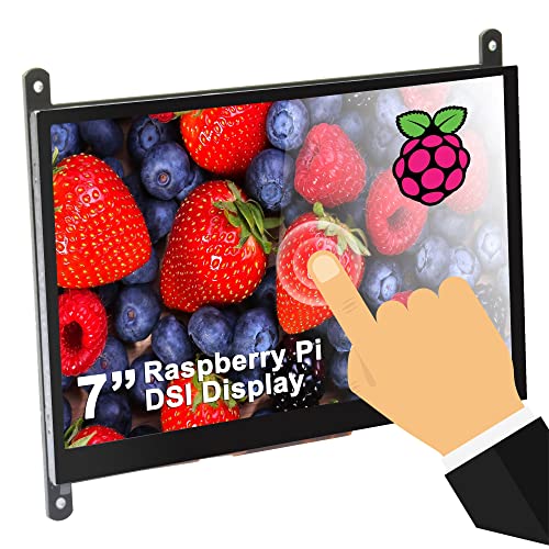 OSOYOO 7 Inch DSI Touch Screen LCD Display 800x480 for Raspberry Pi 4 3 3B+ 2