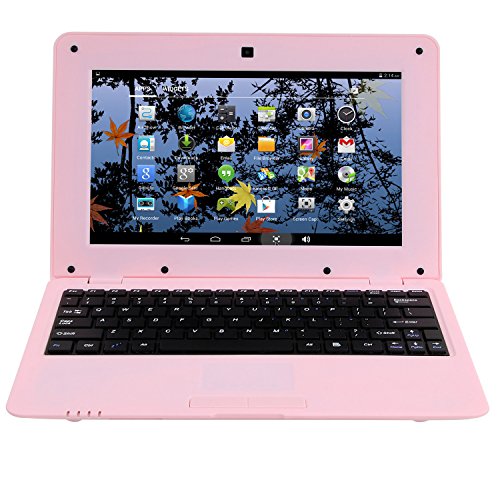 Bigmachine 10.1 Inch Portable Quad Core 8GB Computer Laptop Mini PC Android 6.0 Netbook Lightweight Notebook WiFi Webcam Netflix YouTube Google P