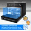 BridgePro 30L Digital Air Fryer Oven Inc. x1 Full Accessory Set - XXL Family Sized 18-in-1 with Dual Cook, Smart Dial, 360° Hot Air Circulation T