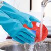 TRIXES Long Rubber Pond and Drain Gloves – Household & Garden Chores, Gardening, Weeding, Washing, Cleaning & Dishwashing – Extra Protection Slee