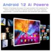 ASHATA Android 5.1 Tablet, 10.1inch Tablet with Octa Core CPU Processor, 1GB RAM 16GB ROM, HD IPS Screen 5G WiFi Tablet, 0.3MP Front 2MP Rear Cam