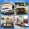UISKOOPW Outdoor Storage Shed Mat，Hot Tubs Mat, Anti-Slip and Waterproof Backing, Dustproof Outdoor Carport Mat，Patio Furniture Floor Mat for Pro