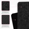 3Pcs Heat Resistant Mat for Air Fryer, Non Slip Heat Proof Mat with Kitchen Appliance Sliders, Compatible with Ninja Foodi Cosori Air Fryer, Oven