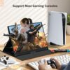 ZEUSLAP 15.6 Inch Touch Screen Portable Monitor, 1080P Second External Travel Touchscreen Portable USB-C Computer Monitor with Case & Speakers fo