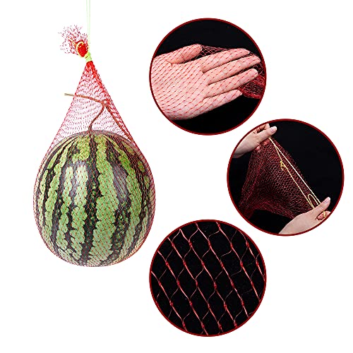 Iceyyyy Watermelon Nets - 100 Pack Hanging Watermelon Nets Bags Melon Hammocks Cradles for Watermelon, Honeydew Melon, Cucumbers