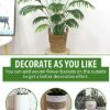 Artificial Palm Trees - Wansmart 95cm Areca and Golden Cane Palm Trees in Pot for Indoor/Outdoor Décor - Perfect for Home, Office, and Shopping M