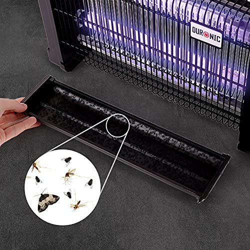 Duronic Fly Killer FK8412 | UV Light Kills Mosquitoes and Flying Insects | Small Size | Slimline | Ceiling or Wall Mountable | Indoor Pest Contro