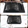 USEAMIE Coffee Maker Mat, Silicone Base Under Coffee Machine with Lip, Automatic and Semi-Automatic Coffee Machines Espresso Accessory, Multifunc